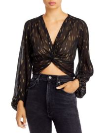 AQUA Twisted Crop Top - 100 Exclusive   Bloomingdales at Bloomingdales