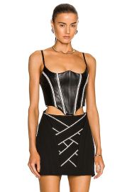 AREA Corset Top in Black  FWRD at Forward