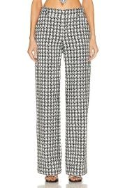 AREA Crystal Slit Trouser in Black Multi FWRD at Forward