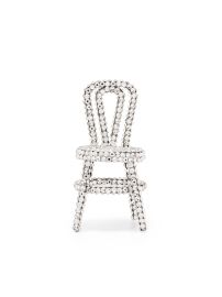 AREA crystal-embellished Chair Earring - at Farfetch