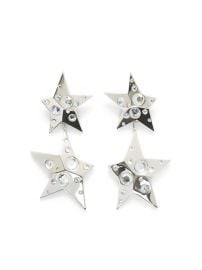 AREA crystal-embellished Star Drop Earrings - Farfetch at Farfetch