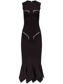 AREA handkerchief-hem Dress Black at Farfetch