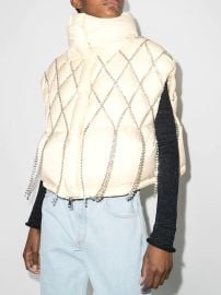 AREA x Dingyun Zhang Puffer Gilet - at Farfetch