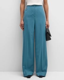 ARGENT Jones Straight-Leg Seasonless Wool Trousers at Neiman Marcus