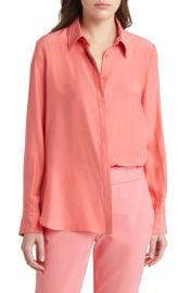 ARGENT Silk Charmeuse Blouse at Nordstrom