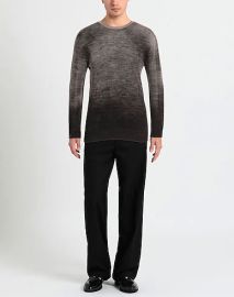 AROVESCIO Dark brown Mens Sweater at Yoox