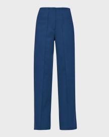 AS by DF Finn Straight-Leg Twill Trousers at Neiman Marcus