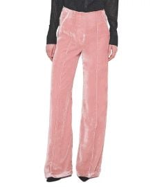 AS by DF Fiona Velvet Straight Leg Trousers Bloomingdales at Bloomingdales