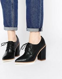 ASOS   ASOS ON A ROLL Lace Up Heeled Shoes at Asos