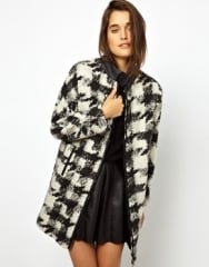 ASOS  ASOS Check Wool Coat at Asos