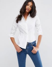 ASOS  ASOS Fuller Bust Fitted Shirt at Asos