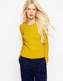 ASOS  ASOS Jumper In Rib With Crew Neck at Asos