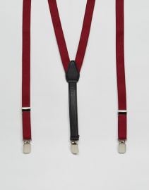 ASOS Braces In Burgundy at Asos