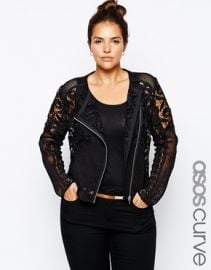 ASOS Curve  ASOS CURVE Exclusive Premium Lace Jacket at Asos