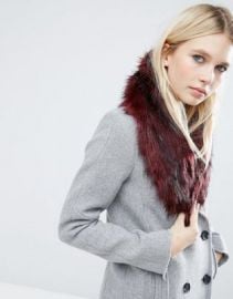 ASOS Faux Fur Mini Slot Through Collar at asos com at Asos