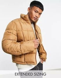 ASOS Puffer Jacket with detachable Hood at ASOS