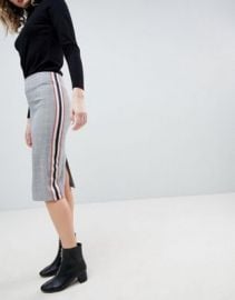 ASOS Tailored Side Stripe Pencil Skirt at asos com at Asos