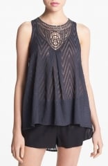 ASTR Beaded Texture Tank at Nordstrom