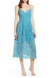 ASTR Lace Midi Dress at Nordstrom