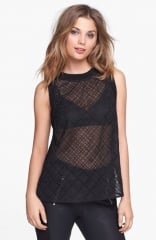 ASTR Mixed Media Top at Nordstrom