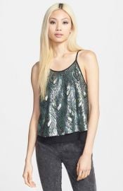 ASTR Peacock Sequin Tank at Nordstrom