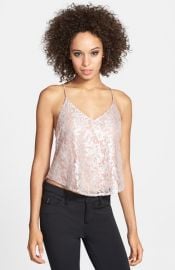 WornOnTV: Jenna’s blush sequin and lace cami on Awkward | Ashley ...