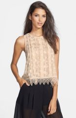 ASTR Sleeveless Blouse at Nordstrom