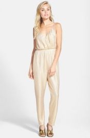 ASTR Wrap Front Jumpsuit at Nordstrom