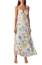ASTR the Label Emese Pleated Maxi Sundress at Nordstrom