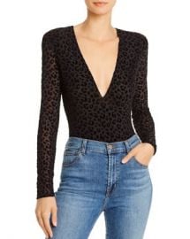 ASTR the Label Flocked Leopard Print Bodysuit  Women - Bloomingdale s at Bloomingdales