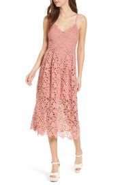 ASTR the Label Lace Midi Dress at Nordstrom