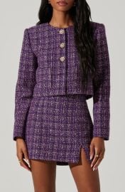 ASTR the Label Lyssa Tweed Jacket at Nordstrom