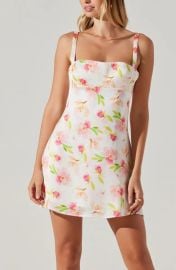 ASTR the Label Nacrissi Floral Mini Sundress at Nordstrom