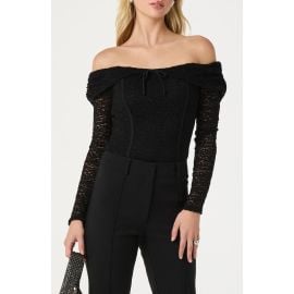 ASTR the Label Off the Shoulder Lace Top at Nordstrom