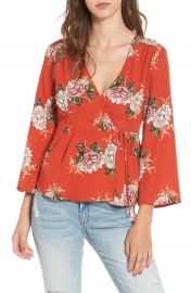 ASTR the Label Wrap Top at Nordstrom