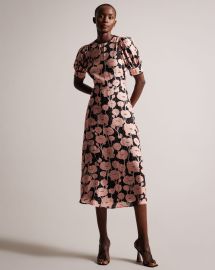 ASTRYDD - BLACK Midi Dresses Ted Baker US at Ted Baker