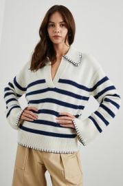 ATHENA SWEATER - IVORY NAVY STRIPE Rails at Rails