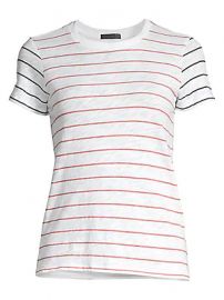 ATM Anthony Thomas Melillo - Slub Jersey Stripe Tee at Saks Fifth Avenue