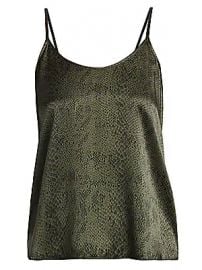 ATM Anthony Thomas Melillo - Snake-Print Jacquard Silk Camisole at Saks Fifth Avenue