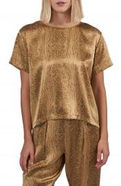 ATM Anthony Thomas Melillo Boxy Silk Charmeuse T-Shirt   Nordstrom at Nordstrom