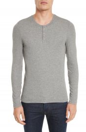 ATM Anthony Thomas Melillo Long Sleeve Rib Henley at Nordstrom