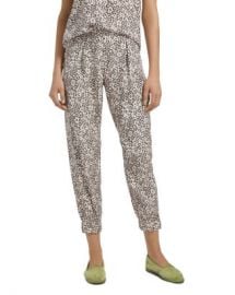 ATM Anthony Thomas Melillo Lunar Leopard Silk Jogger Pants Women - Bloomingdale s at Bloomingdales