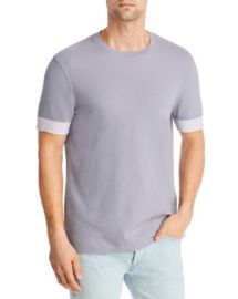 ATM Anthony Thomas Melillo Pique Crewneck Tee with Contrast Cuffs   Bloomingdales at Bloomingdales