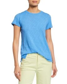 ATM Anthony Thomas Melillo Schoolboy Cotton Crewneck Tee at Neiman Marcus