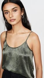 ATM Anthony Thomas Melillo Silk Snake Printed Cami at Shopbop