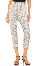 ATM Anthony Thomas Melillo Silk Snake Printed Jogger in Haze  amp  Pavement Combo from Revolve com at Revolve