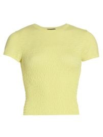 ATM Anthony Thomas Melillo Slub Jersey Crop Top at Saks Fifth Avenue