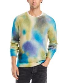 ATM Anthony Thomas Melillo Watercolor Print Regular Fit Crewneck Sweater Bloomingdales at Bloomingdales