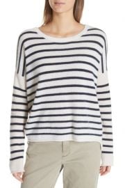 ATM Stripe cashmere sweater at Nordstrom Rack