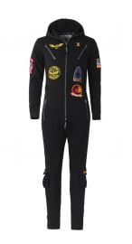 AVIATOR ONESIE BLACK at One Piece